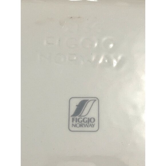 Vintage Figgjo Norway Ceramic Plate — Folk Dance Design 1960s-70s - Picture 3 of 4